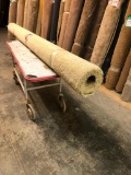 New Carpet Remnant Roll: 12ft x 13ft 3in Off White