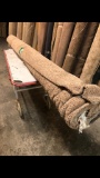 New Carpet Remnant Roll: 2ft x 10ft Light Brown