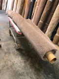 New Carpet Remnant Roll: 12ft x 11ft 6in Brown