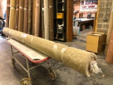 New Carpet Remnant Roll: 12ft x 12ft 3in Light Sand
