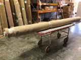 New Carpet Remnant Roll: 12ft x 17ft 3in Off White