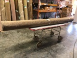 New Carpet Remnant Roll: 12ft 6in x 11ft 10in Brown