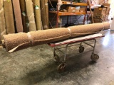New Carpet Remnant Roll: 12ft x 14ft 2in Light Tan