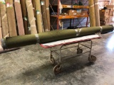 New Carpet Remnant Roll: 12ft x 10ft 8in Green High Traffic
