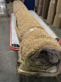 New Carpet Remnant Roll: 8ft 6in x 12ft Light Brown