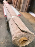 New Carpet Remnant Roll: 12ft 10in x 12ft Light Brown