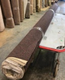 New Carpet Remnant Roll: 12ft 11in Purple High Traffic