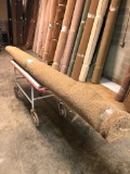 New Carpet Remnant Roll: 12ft 11in x 12ft Brown