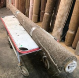 New Carpet Remnant Roll: 12ft x 6ft Brown
