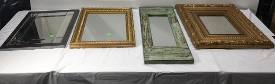 Lot of Smaller Vanity Type Framed Mirrors