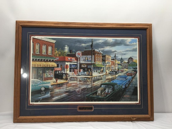 Reflections of Main Street by Ken Lylla 1950's