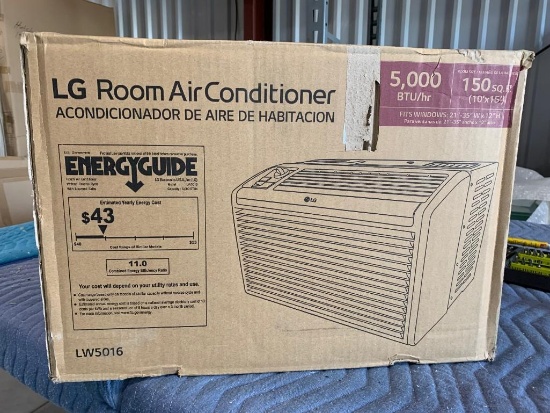 LG Room Air Conditioner Model: LW5016 - 5,000 BTU/hr Cools 150 Sq Ft NEW IN BOX