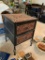 Iron and Wicker 2 Drawer Chest