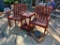 Red Wood Patio Bench - 36