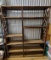 Hand Made Bamboo Shelving from Hong Kong Joints Wrapped in Leather