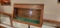 Antique Oak & Glass Countertop Slantfront Showcase 24in x 13.5in x 7in