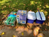 2 Coolers, Garden Hose, and 1 Gallon Wet/Dry Vac