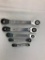6 Piece MAC Tools Ratcheting Combination Wrenches, 7mm - 15mm