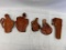 Lot of 5 Holsters