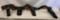Lot of 3 Leather Western Belt and Holsters