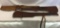 Lot of 3 Leather Long Gun Cases, One Heavily Tooled, Hunter Scabbard 402B 26,