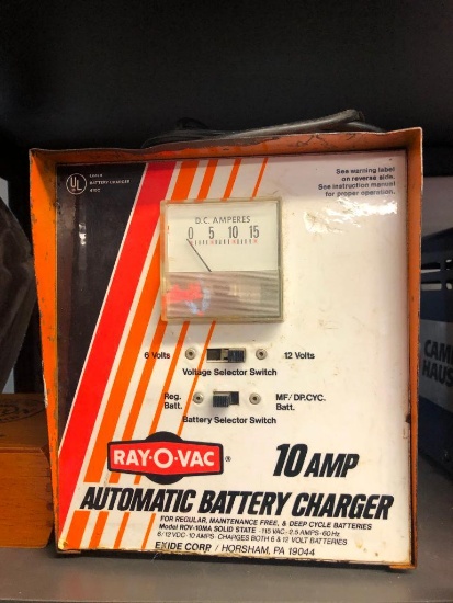 Ray-O-Vac 10amp Automatic Battery Charger