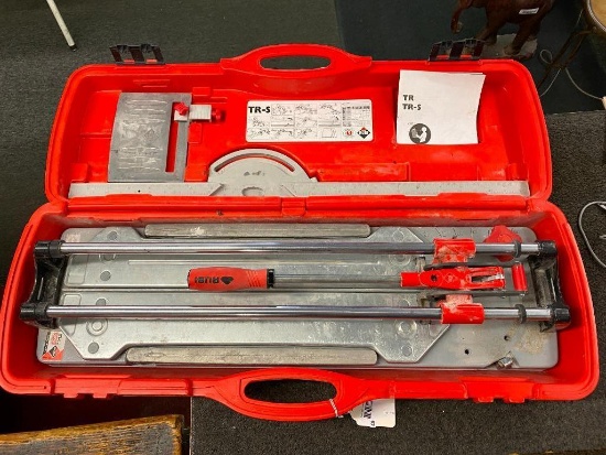 Rubi TR-600 Tile Cutter w/ Hard Case and Manual