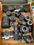 Box of Misc. Camera Body and Camera Parts