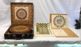 The All-In-One Game Traveling Game System, Roulette, Faro, Poker game w/ Orign. Case & Layout
