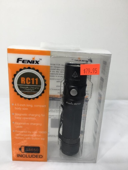 Fenix RC11 Magnetic Charging Flashlight Max 1000 Lumens, Included 18650