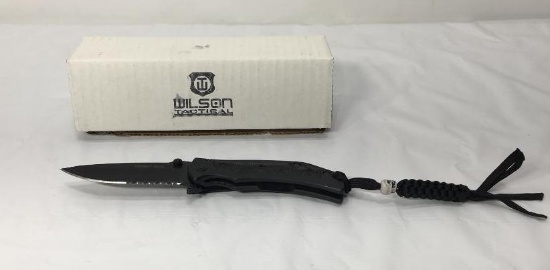 Wilson Tactical Rapid Response Folder Assist Black-Black G10