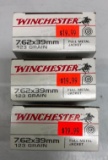 60 Rounds, Winchester 7.62 x 39mm 123 Grain Full Metal Jacket