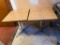 Lot of 5 Restaurant Tables, 24in Square, Office Chair, Seven Restaurant Chairs