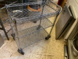 Chrome Utility Cart 32in x 30in x 18in