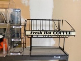 Fresh Hot Coffee and Ghirardelli Wire Merchandiser Racks