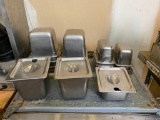 1/6 and 1/9 Size Steam Pans, 3 w/ Lids