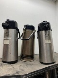 Lot of 3 Air Pots, Catering Coffee Pots