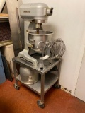 Hobart Model A-200 - 20 Quart Stand Mixer w/ 2 Bowls, 3 Attachments & Mobile Stand