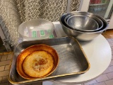 Stainless Steel Nesting Bowls and Misc. Pans