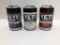 3 Items: 3x YETI Colster - 1 Red, 1 White, 1 Navy