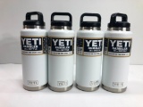 4 Items: YETI Rambler 36oz Bottle, White