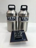 3 Items: YETI Rambler 64oz Bottle, Stainless