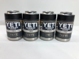 4 Items: YETI Rambler Colster, Charcoal