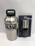 2 Items: YETI 64oz Bottle & YETI Rambler Bottle Cup Cap - Fits All YETI Rambler Bottles