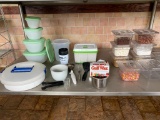 Large Group of Kitchen Supplies, Food Containers, Misc. See Images