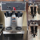 BUNN PN: 20900.0008 Dual, 120/208V 1S Mech PF Dual Brewer w/ 2 BUNN 1.5 Gallon Coffee Servers