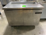 Continental Model SW48-12 Sandwich/Salad Prep Refrigerator, 2 Door (missing top hinged cover) AS-IS