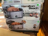 (2) Hamilton Beach 22 Quart Roaster Ovens