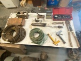 Misc. Grouping - Goodyear Fuel Line, Welding Rod, Fun Steam Punk Parts, Gauge