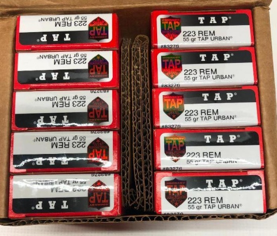 Hornady TAP Urban 60gr 223 REM - 10 Boxes, 200 Total Rounds